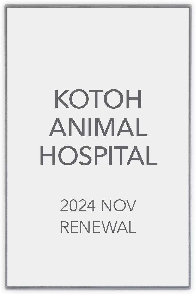 KOTOH ANIMAL HOSPITAL 2024 NOV RENEWAL